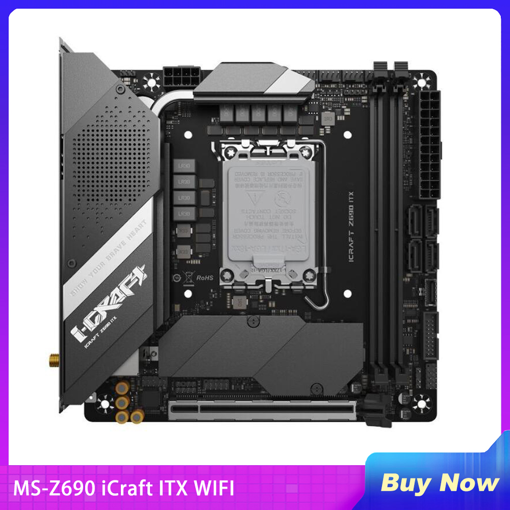 Lga 1700 Ddr5 Itx Motherboard - 새로운 MS-Z690 iCraft ITX WIFI 데스크탑