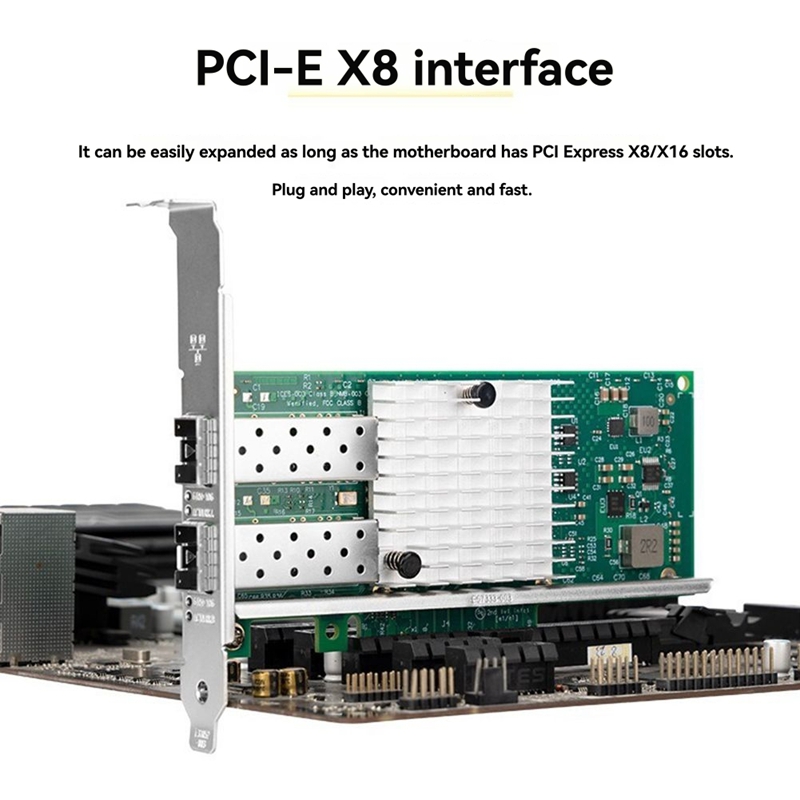 10Gb Sfp+ Pcie Network Card Dual Port - X520-DA1 10Gb SFP+ 듀얼 포트 네트워크