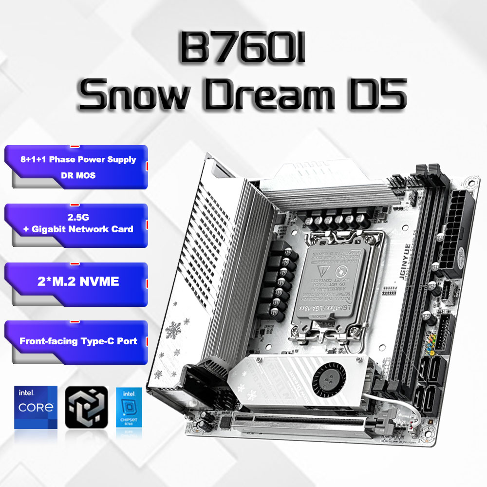 Lga 1700 Ddr5 Itx Motherboard - B760i ARGB WIFI DDR5 마더보드 미니