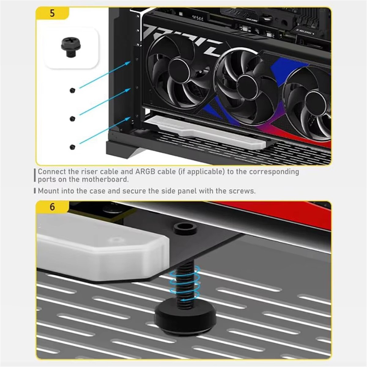 L77A 수직 GPU 장착 브래킷(PCI-E 4.0 X - Pcie 4.0 X16 Riser Cable 90 Degree 리뷰 및 가격