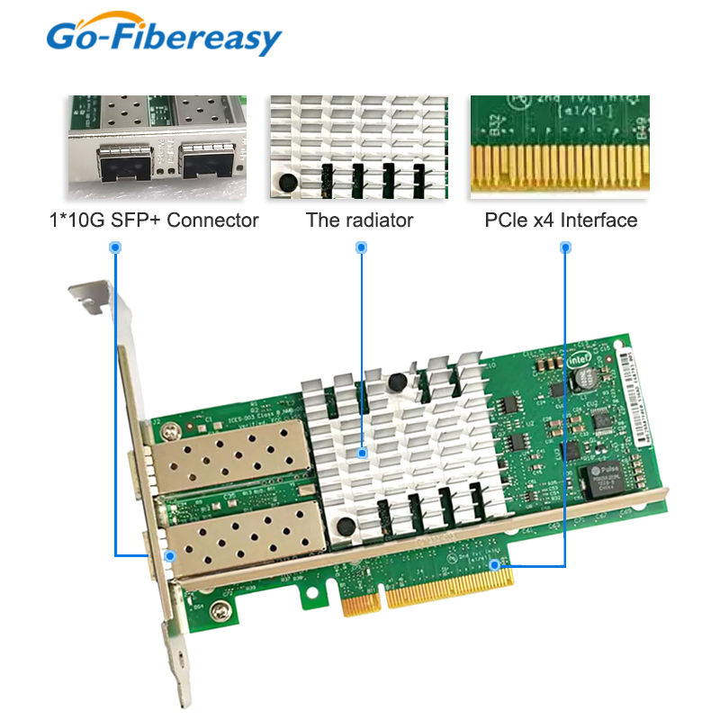 X520-DA2 10Gb SFP+PCI-E 네트워크 카 - 10Gb Sfp+ Pcie Network Card Dual Port 리뷰 및 가격