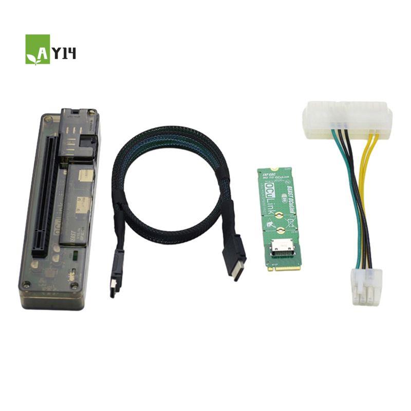 AY14 -M.2 MKEY-OCULINK 어댑터 고속  - External Gpu Dock Pcie 4.0 Oculink 리뷰 및 가격