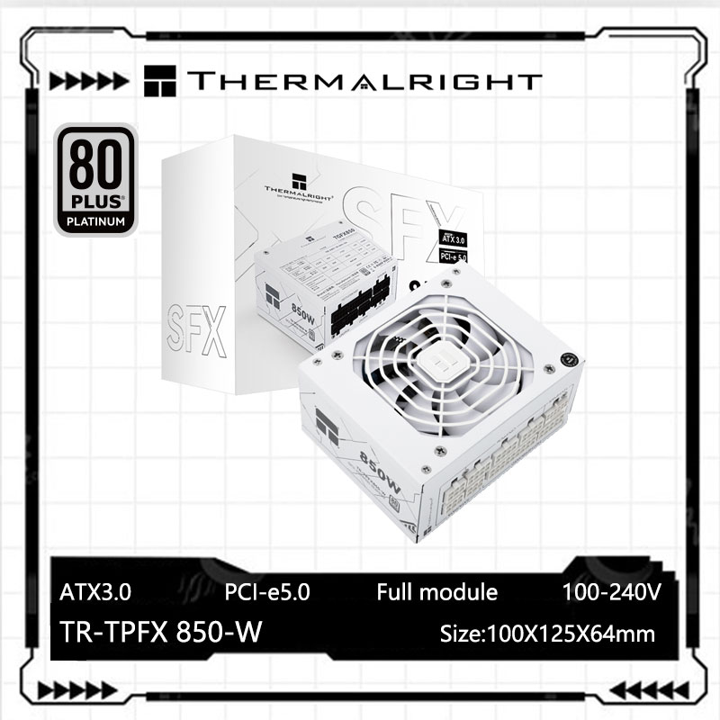 써멀라이트 TR-TPFX850 화이트 SFX 풀 모듈  - Sfx Power Supply 850W Gold 리뷰 및 가격