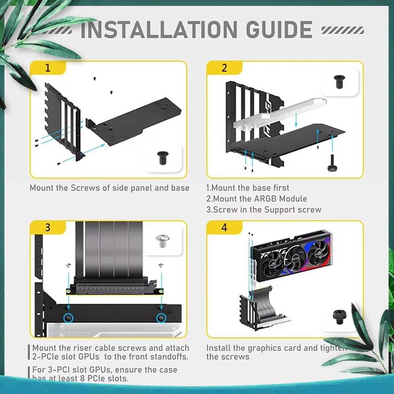 (신규) PCI-E 4.0 X16 라이저 케이블이 포함 - Pcie 4.0 X16 Riser Cable 90 Degree 리뷰 및 가격