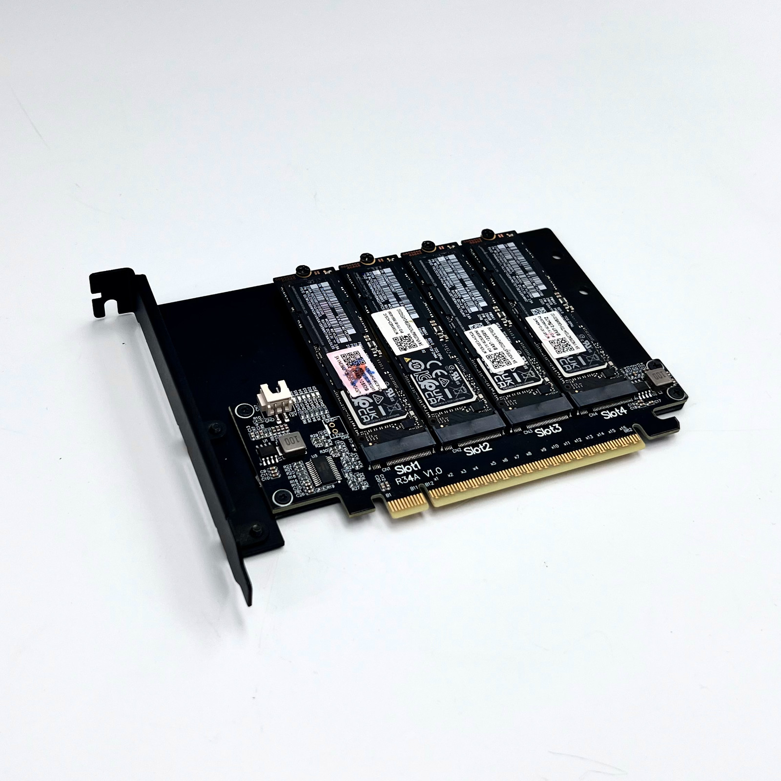 R34A PCIe 5.0 x16 4포트 M.2 NVMe - Quad M.2 Nvme Pcie Bifurcation Card 리뷰 및 가격