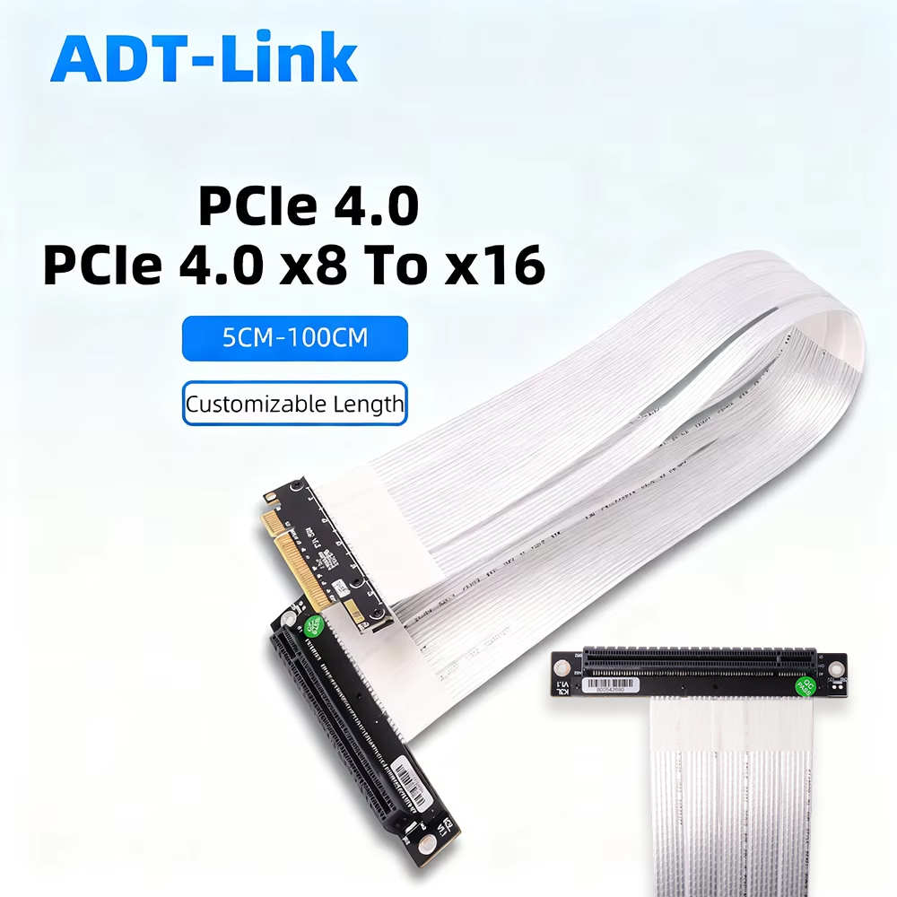 ADT-Link PCIE 4.0 3.0 X8 to X1 - Pcie 4.0 X16 Riser Cable 90 Degree 리뷰 및 가격