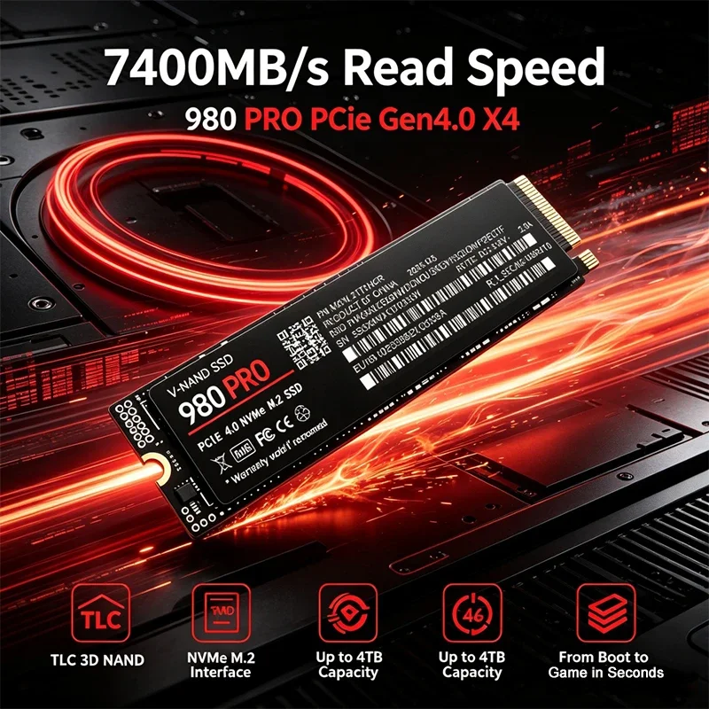 게이밍 M.2 NVMe SSD 980 PRO PCIe  - M.2 Nvme 4Tb Pcie 4.0 Ssd 리뷰 및 가격