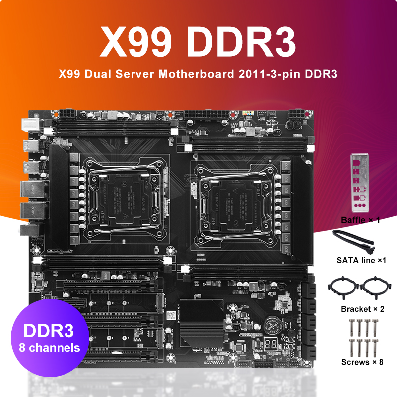 X99 듀얼 소켓 Cpu 마더보드 Lga2011-3 8 - X99 Dual Cpu Motherboard Combo 리뷰 및 가격