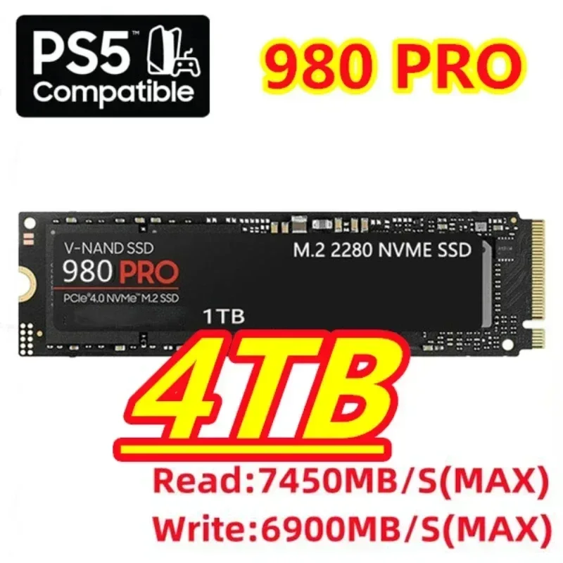 새로운 980 Pro SSD 1TB 2TB 4TB NV - M.2 Nvme 4Tb Pcie 4.0 Ssd 리뷰 및 가격